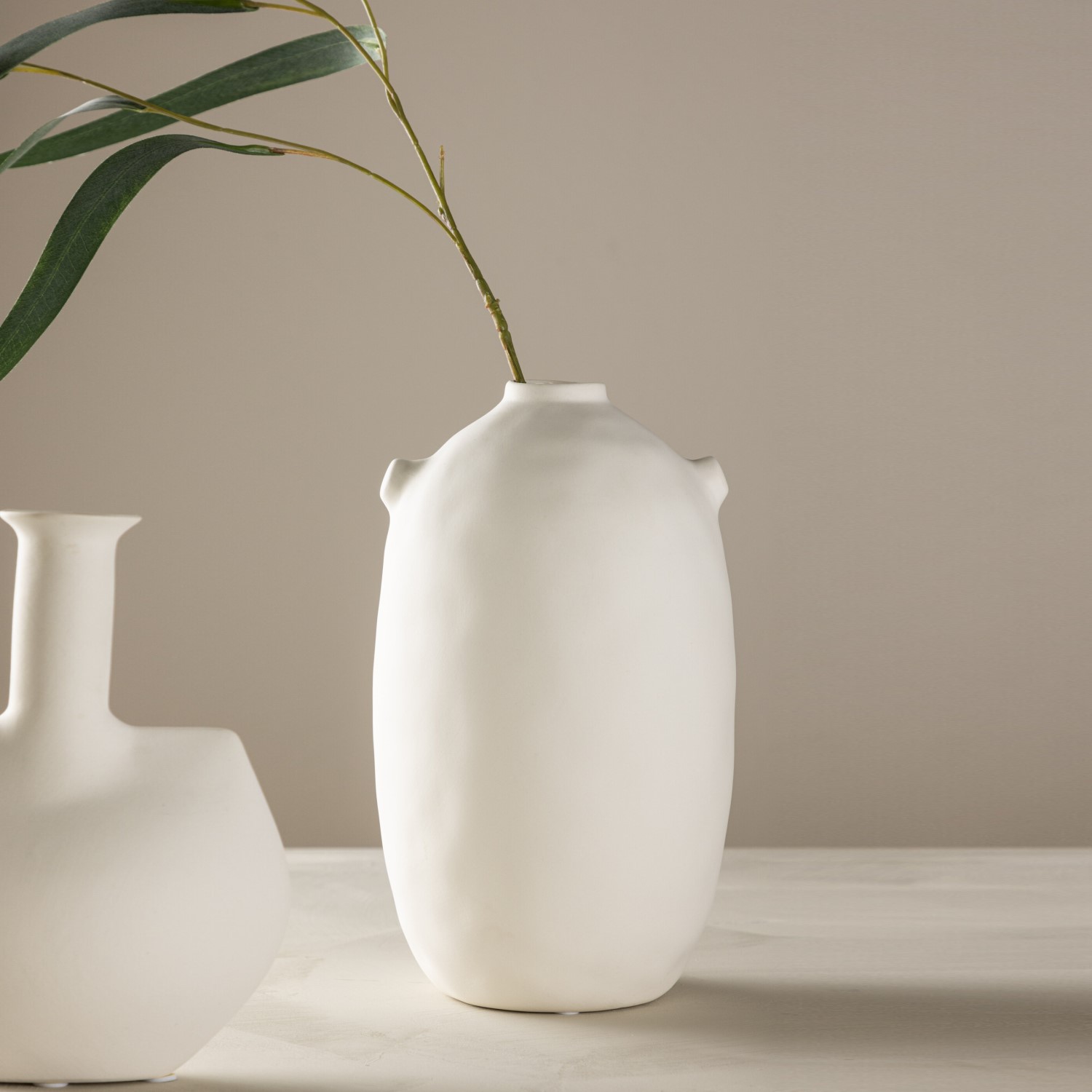 Madi Vase - Off White - 17*17*28Hcm Vit