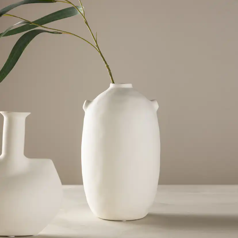Madi Vase - Off White - 17*17*28Hcm Vit
