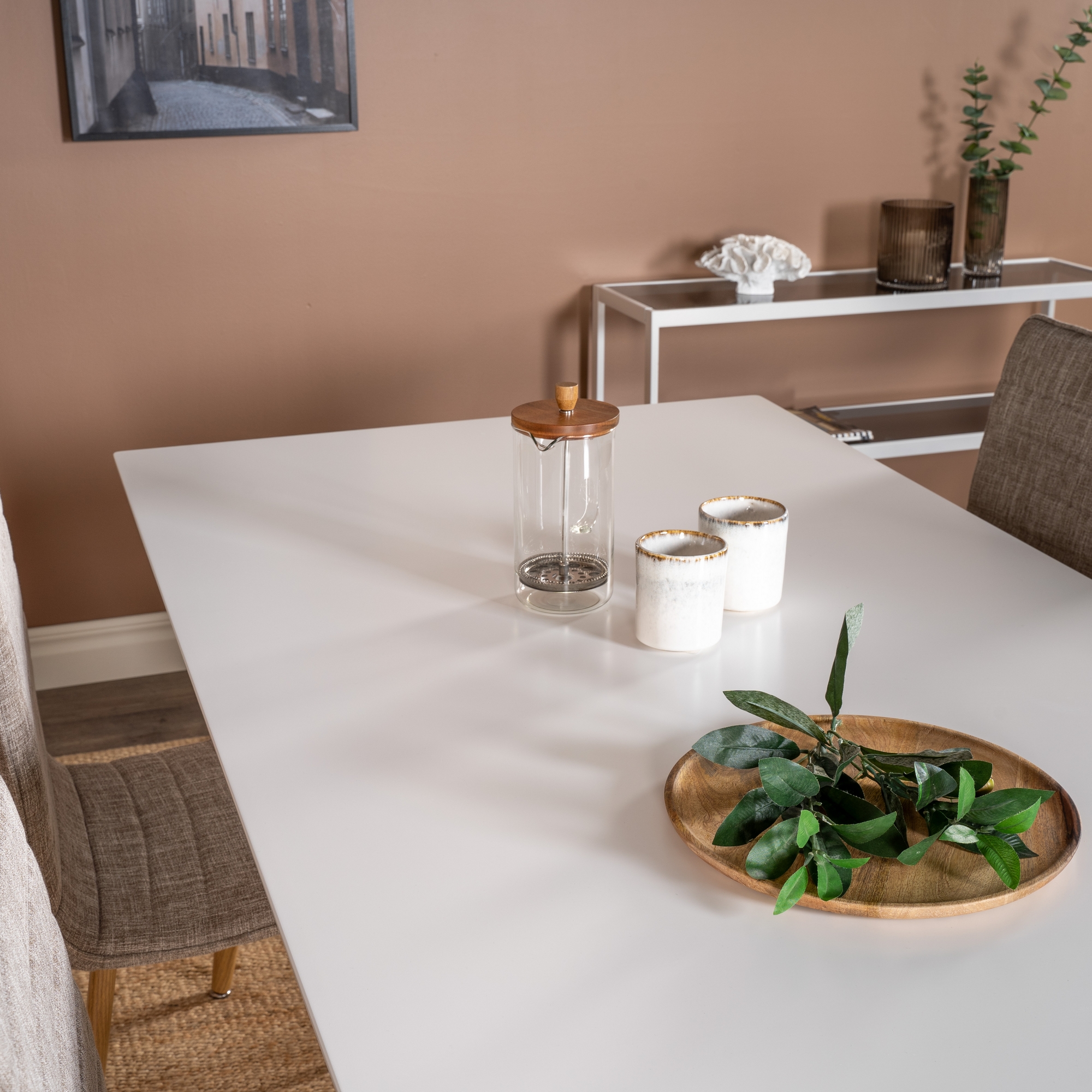 Matgrupp Venture Home Pobbie med 4 Walerina Stolar