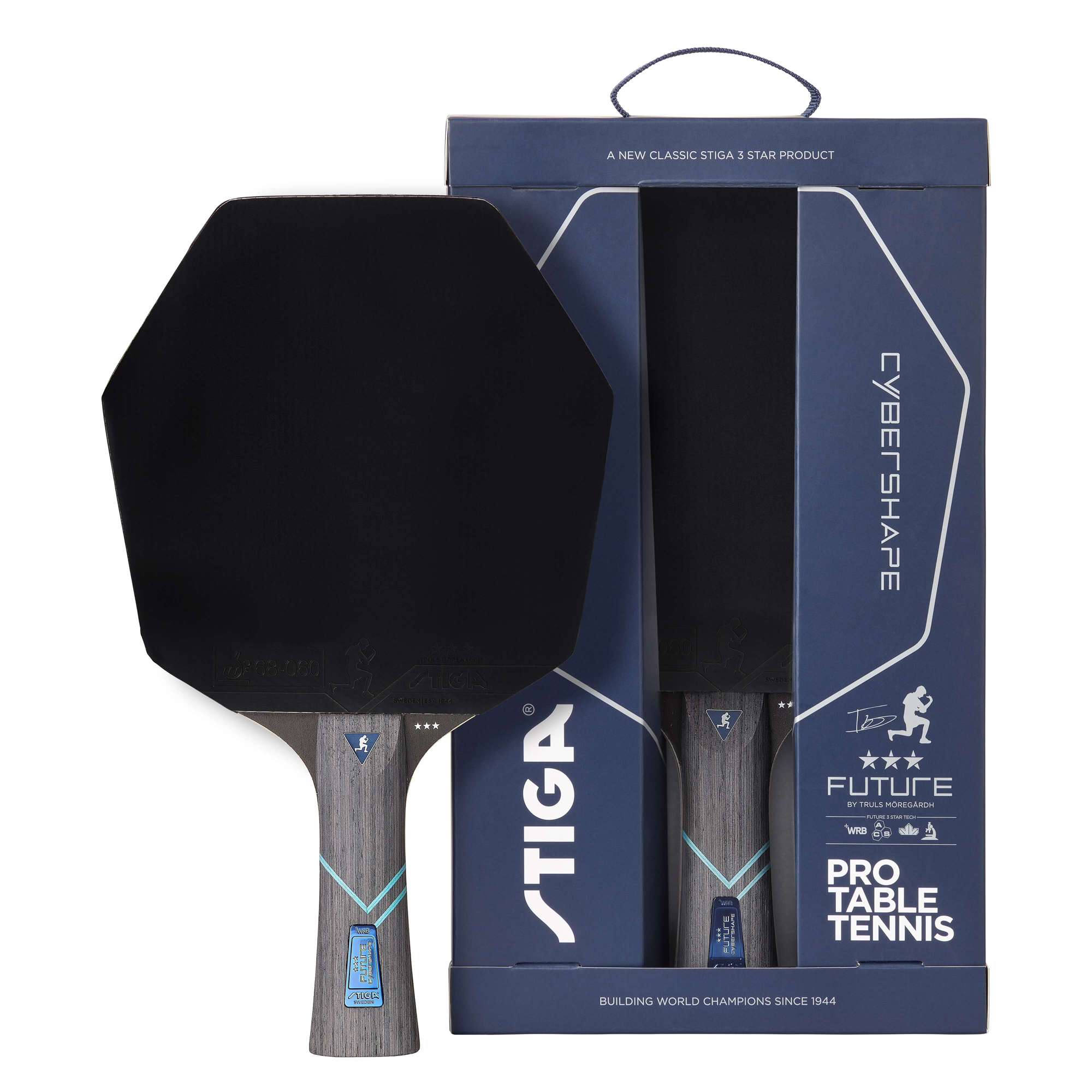 Pingisracket STIGA Sports Cybershape Future 3-Star Truls Edition