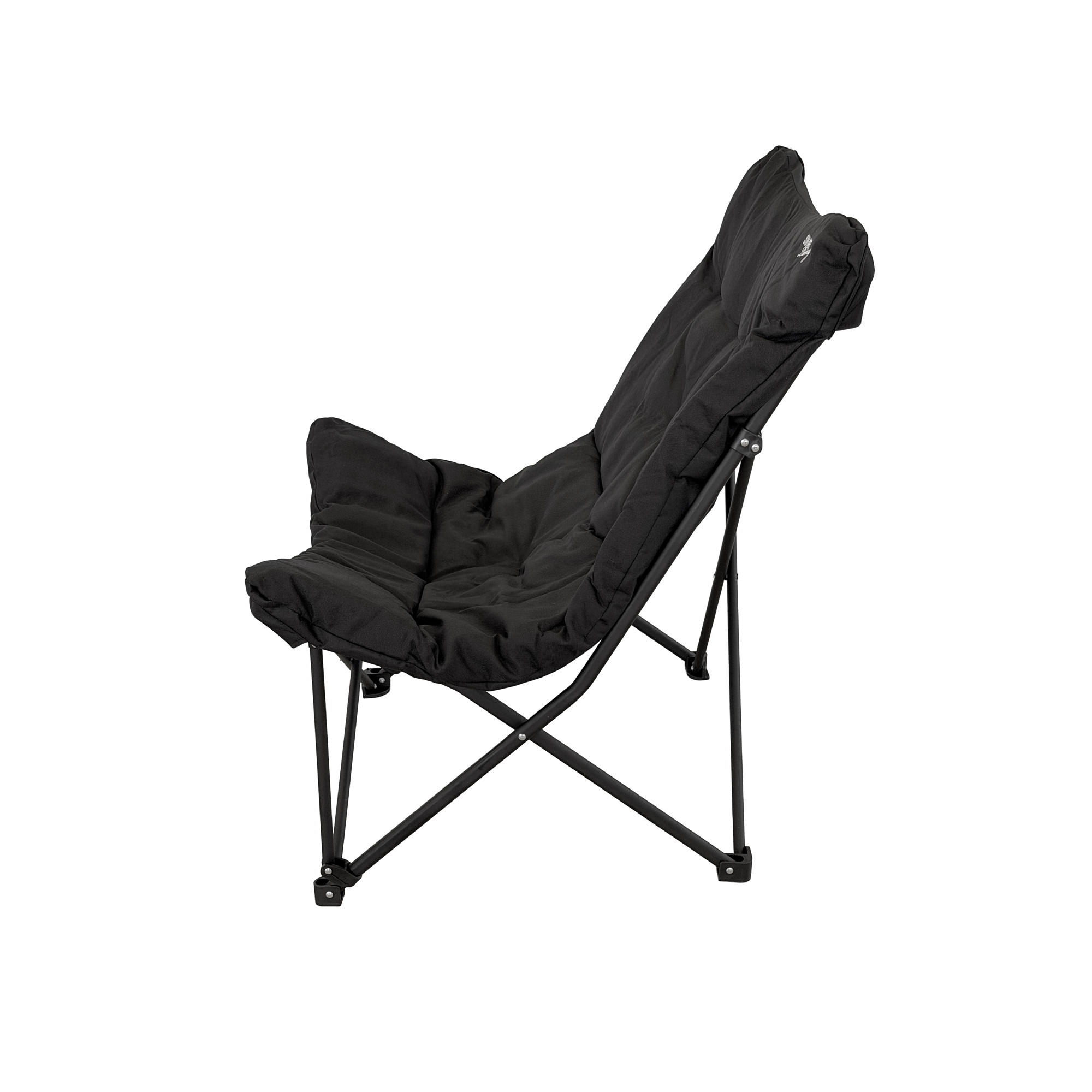 Campingstol Smart Living Lounge Black Edition