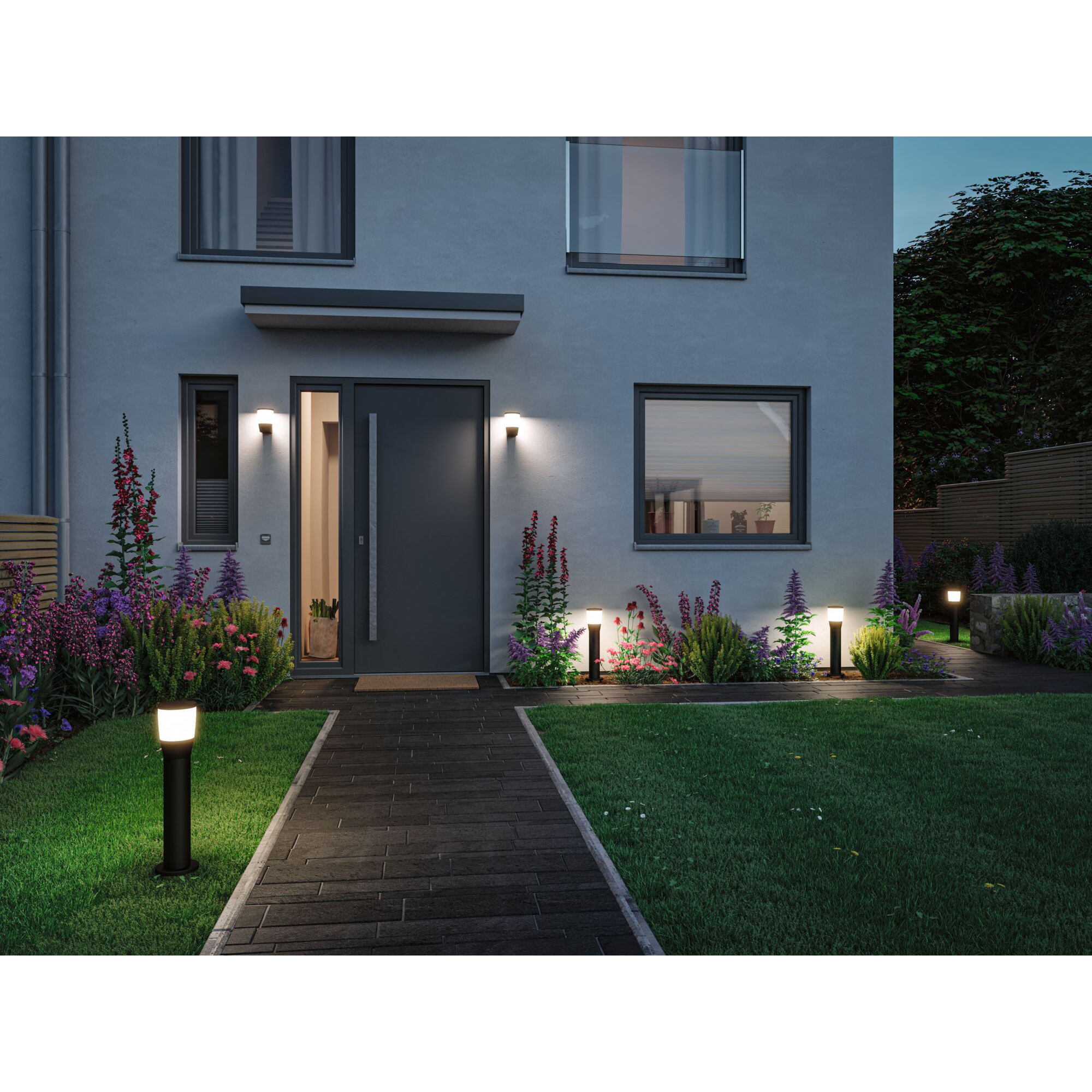 Fasadbelysning LED Paulmann Bako Seawater Resistant IP44 230V E14