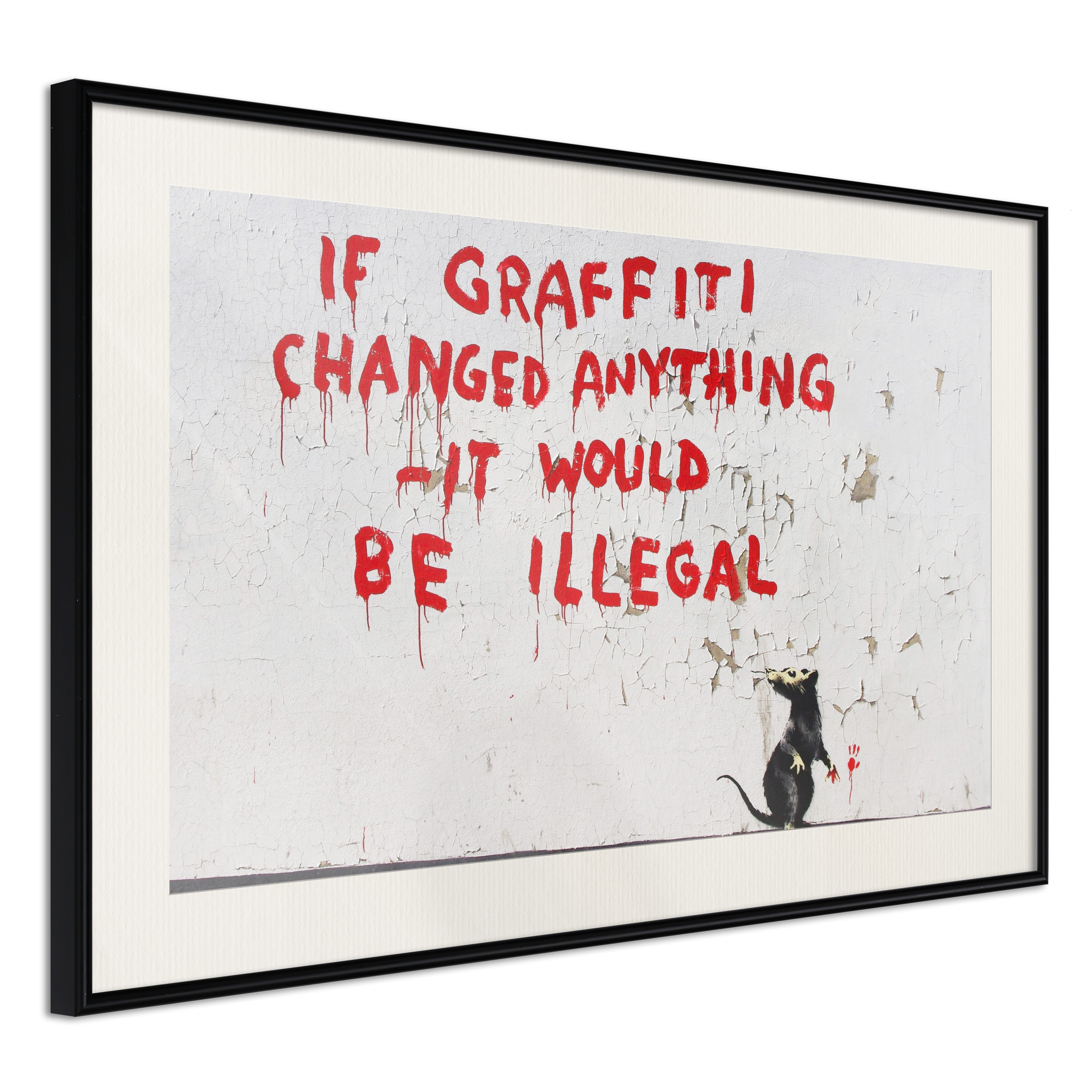 Poster Artgeist Affisch Quotes Graffiti