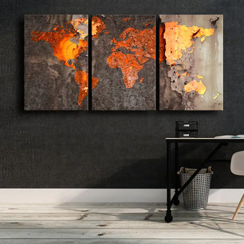 Tavla Arkiio World Map Rusty World