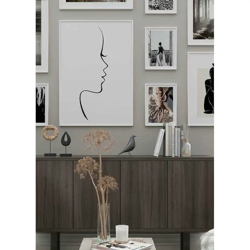 Poster Gallerix Line Art Siluette