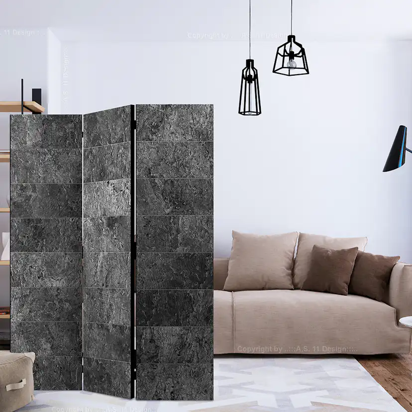 Rumsavdelare Arkiio Shade Of Grey 135x172 cm