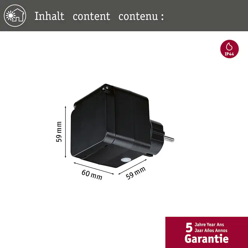 Adapterplugg Paulmann Smart Home Zigbee 3.0 Utomhus