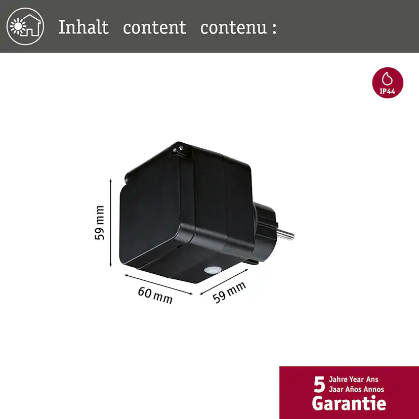 Adapterplugg Paulmann Smart Home Zigbee 3.0 Utomhus