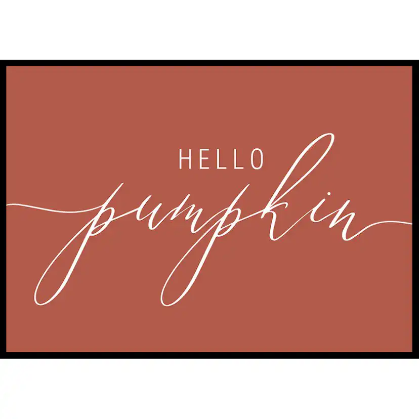Poster Gallerix Hello Pumpkin
