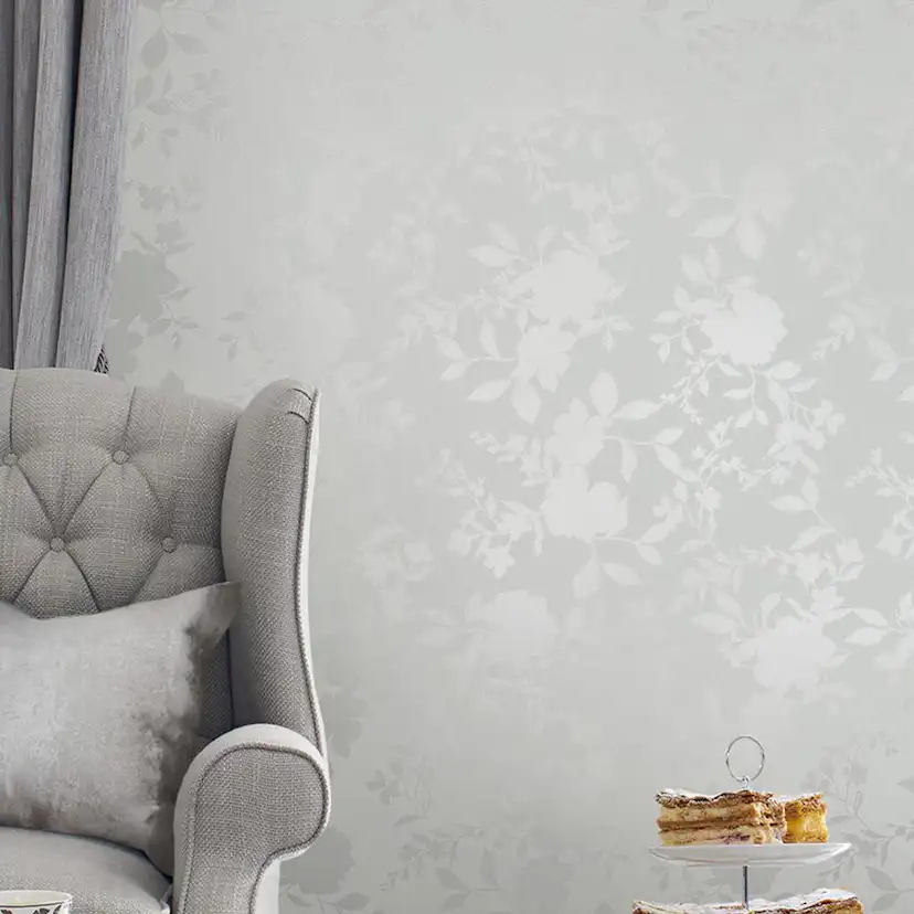 Tapet Laura Ashley Westbourne Silver 118485
