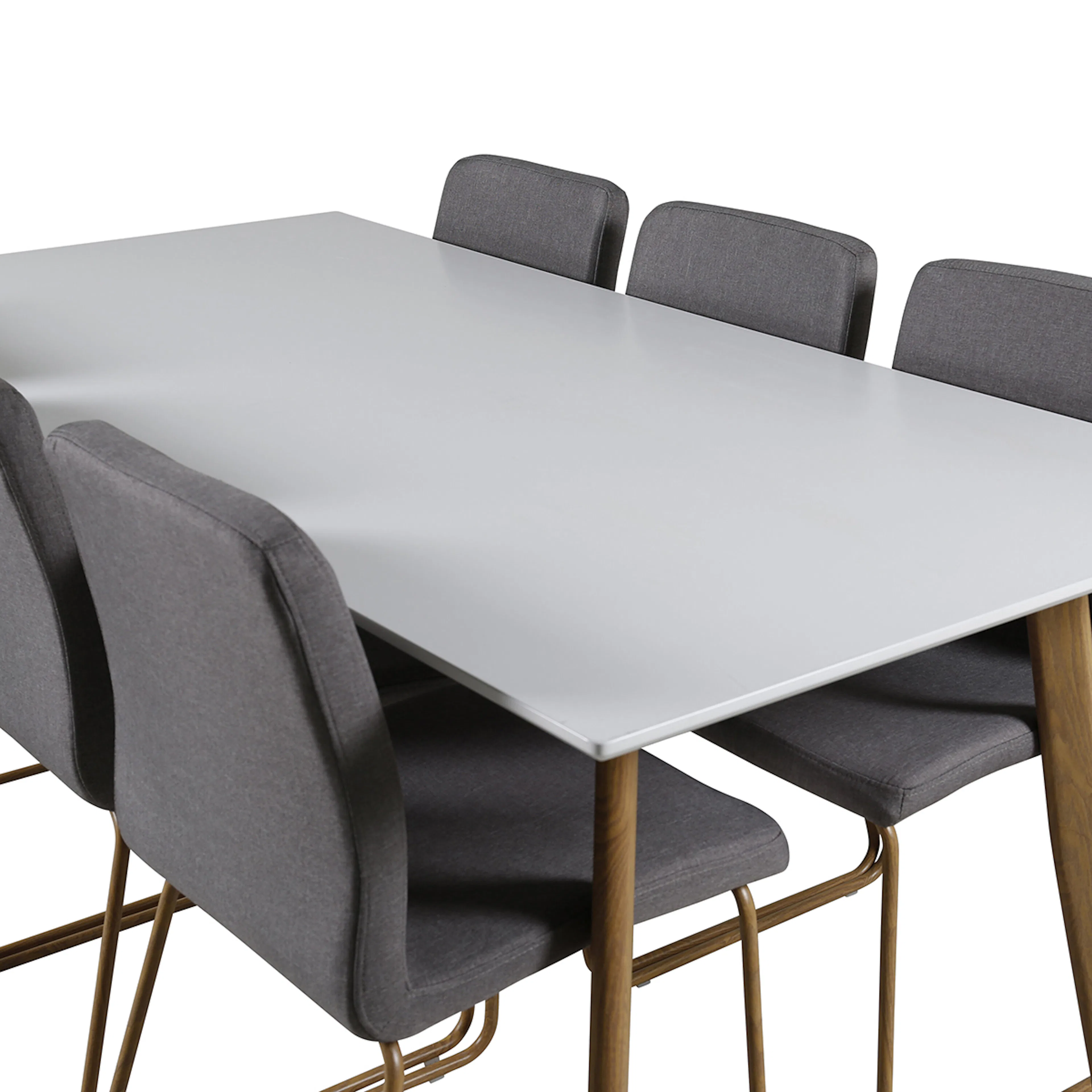 Matgrupp Venture Home Polar Ø100 cm med 6st Mace Matstolar