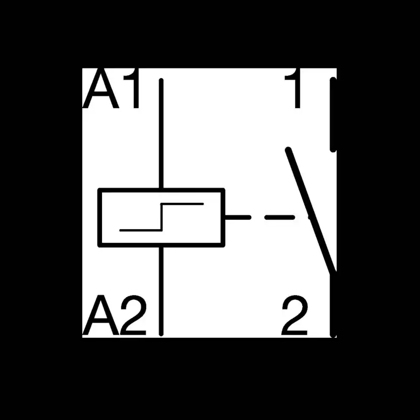 Impulsrelä Hager 1 Modul Spolspänning 230 V AC för Impulsstyrning upp till 16 A AC-7a