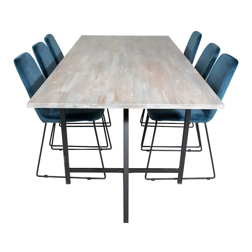 Matgrupp Venture Home Jenni med 6 Muscot Stolar