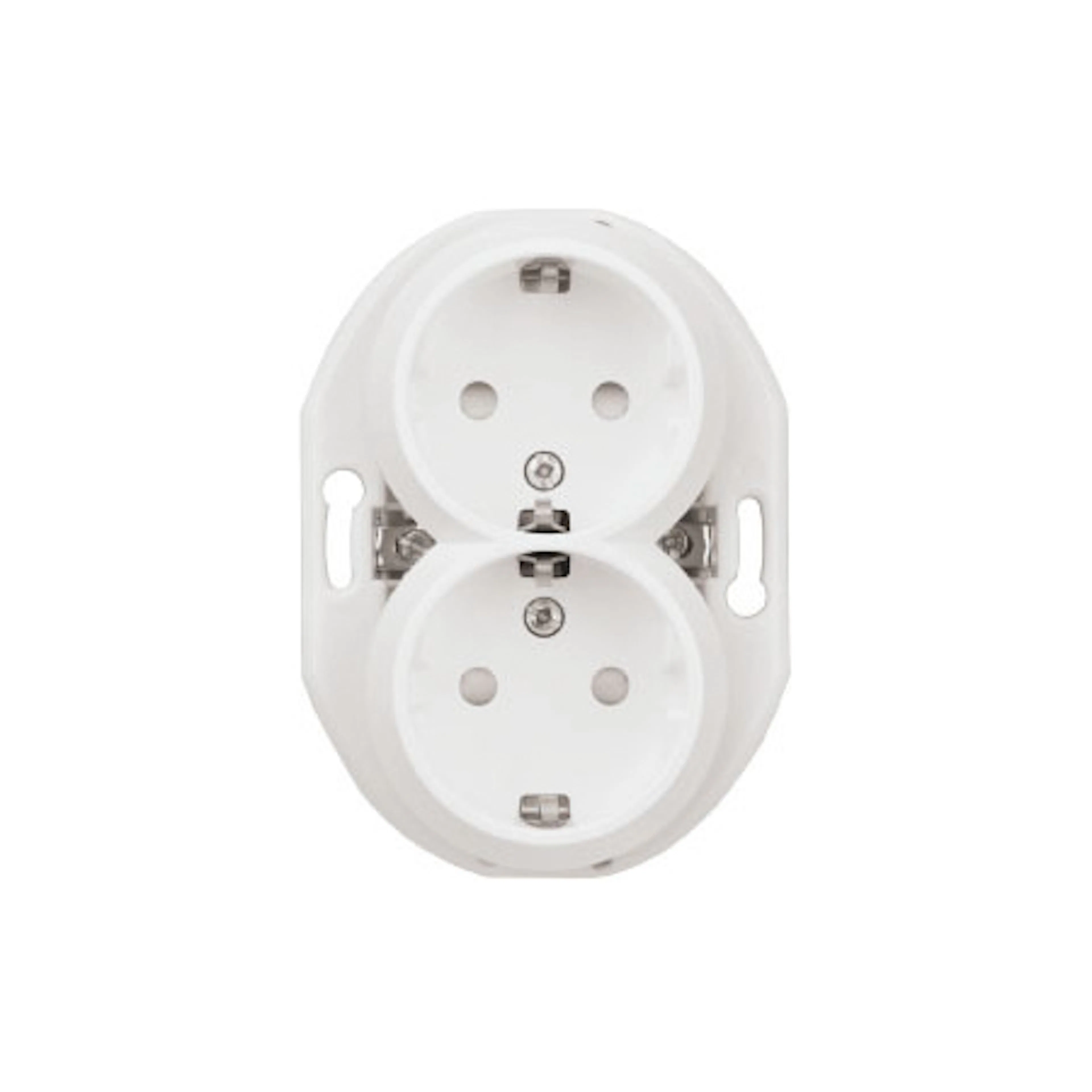 Vägguttag Schneider Electric Renova 2-vägs Jordad Separat Brunntändning