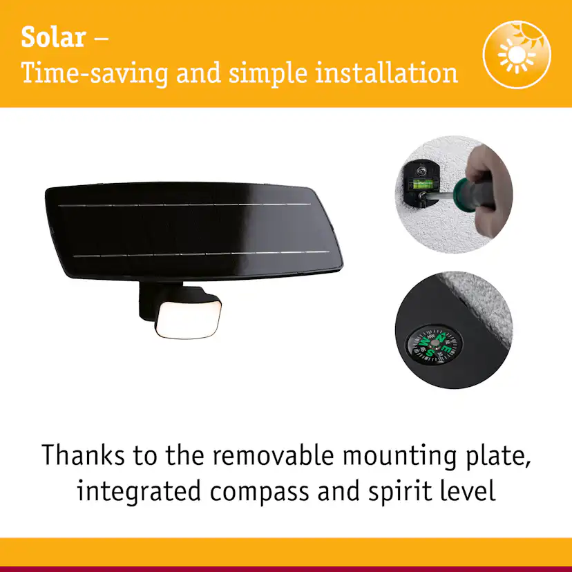 Fasadbelysning Solcell Paulmann Flotas Smart Home Zigbee 3.0 IP65