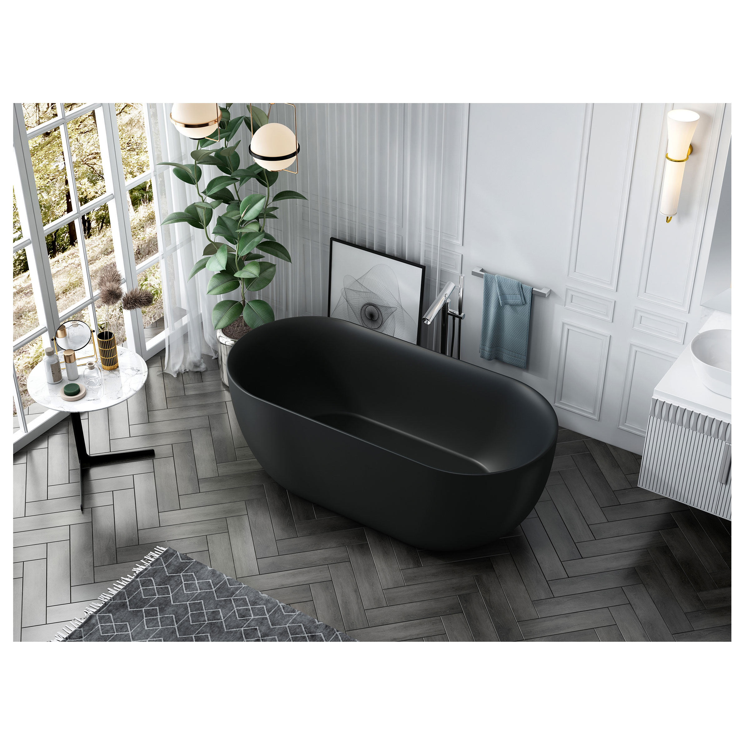 Badkar Bathlife Soft 1600 mm