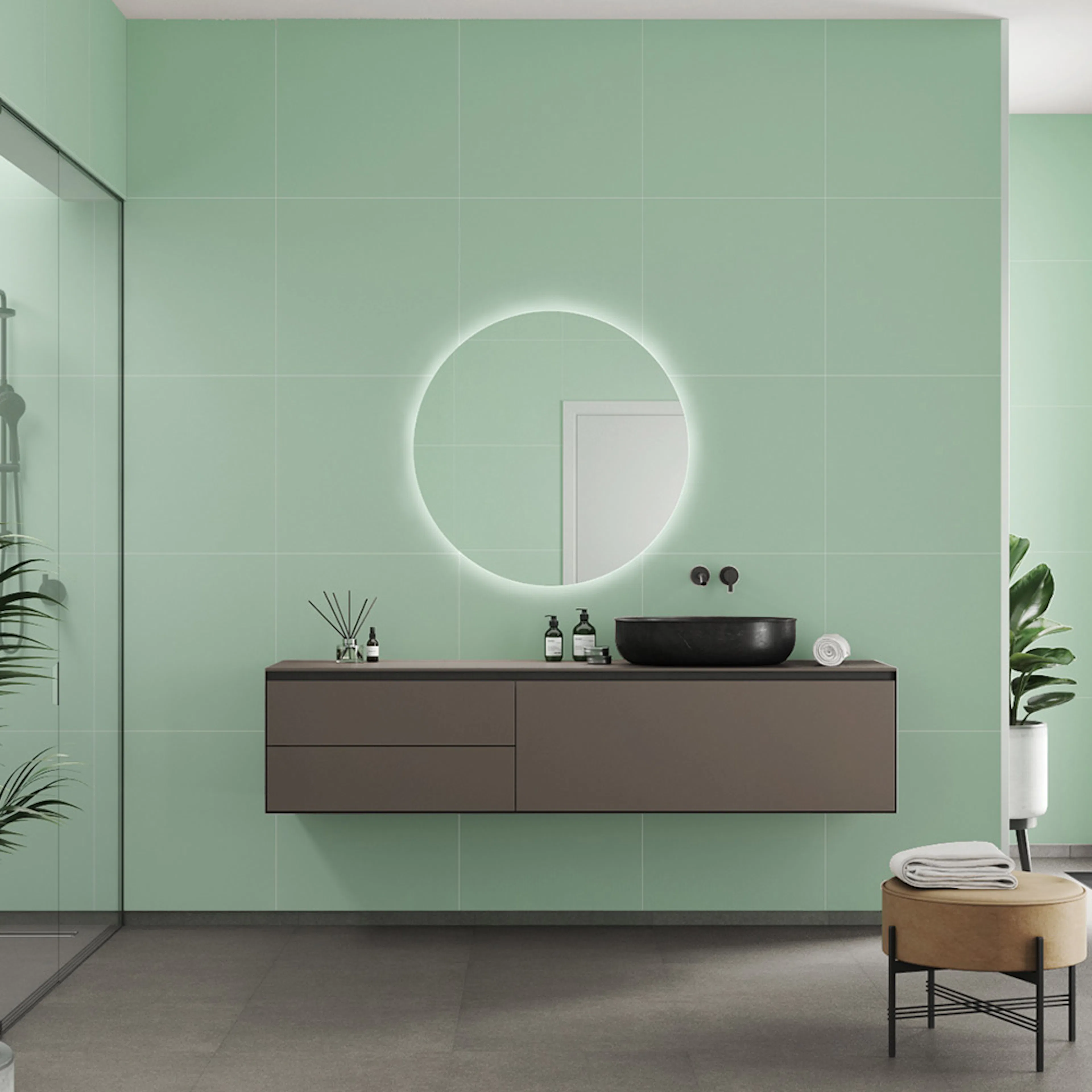 Våtrumsskiva Fibo 3085-LM6060 EM Light Green 10x620x3020 mm