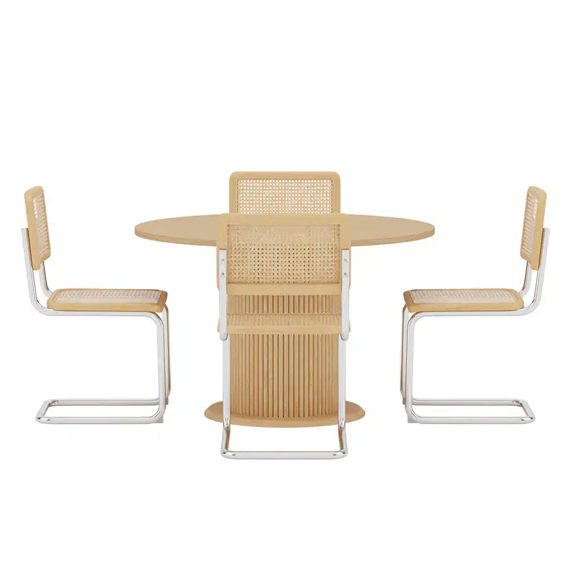 Matgrupp Venture Home Reko Ø120 cm med 4st Robert Stolar