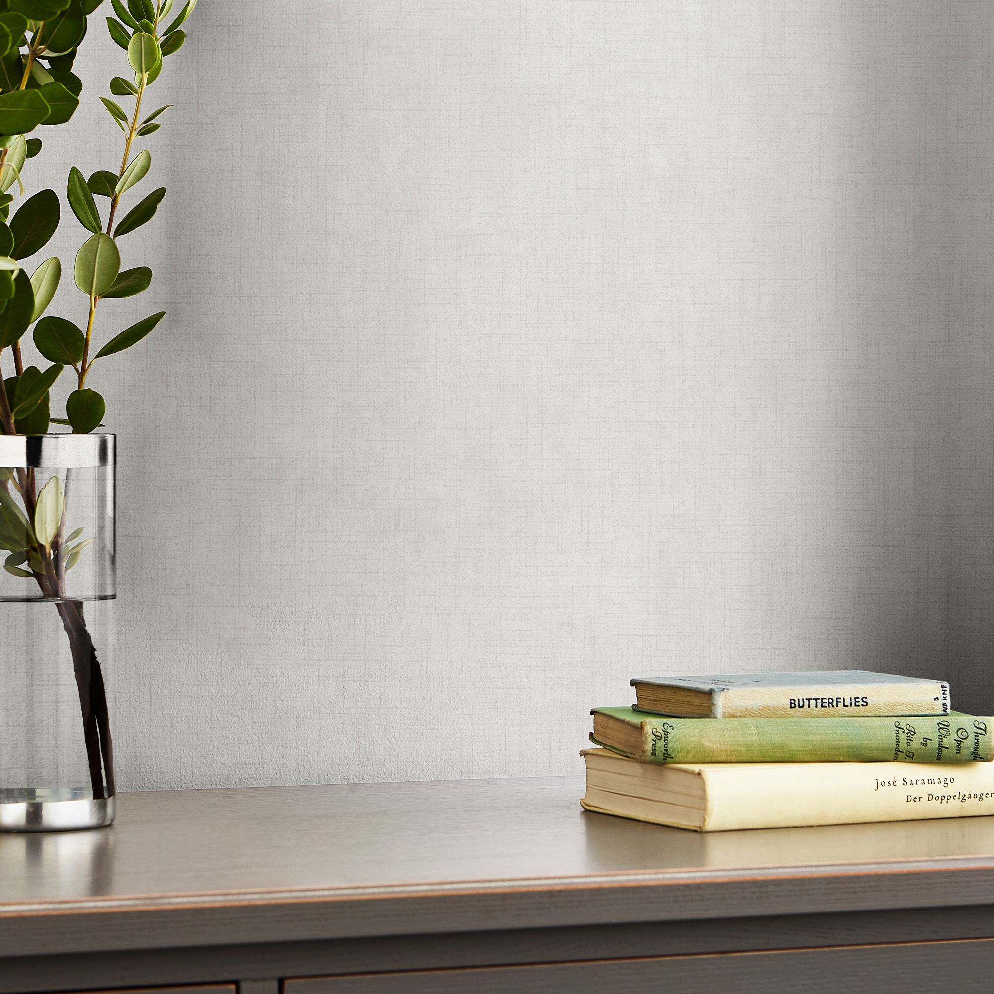 Tapet Laura Ashley Enfärgad Pale Silver 121096