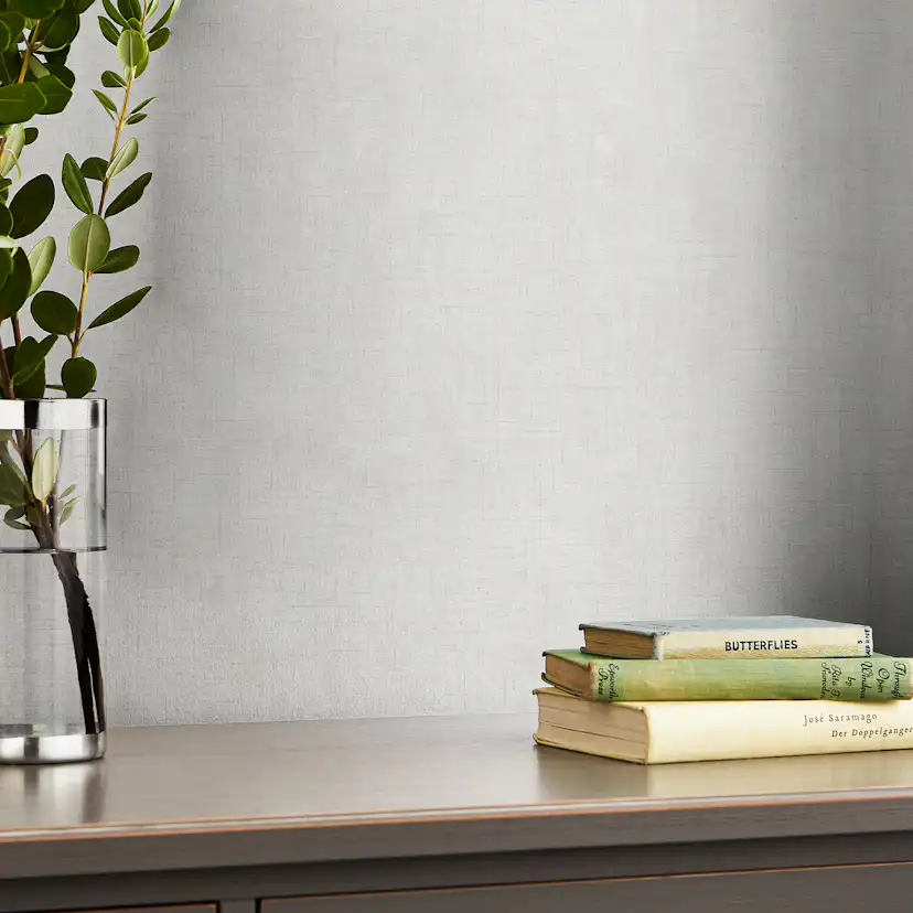 Tapet Laura Ashley Enfärgad Pale Silver 121096