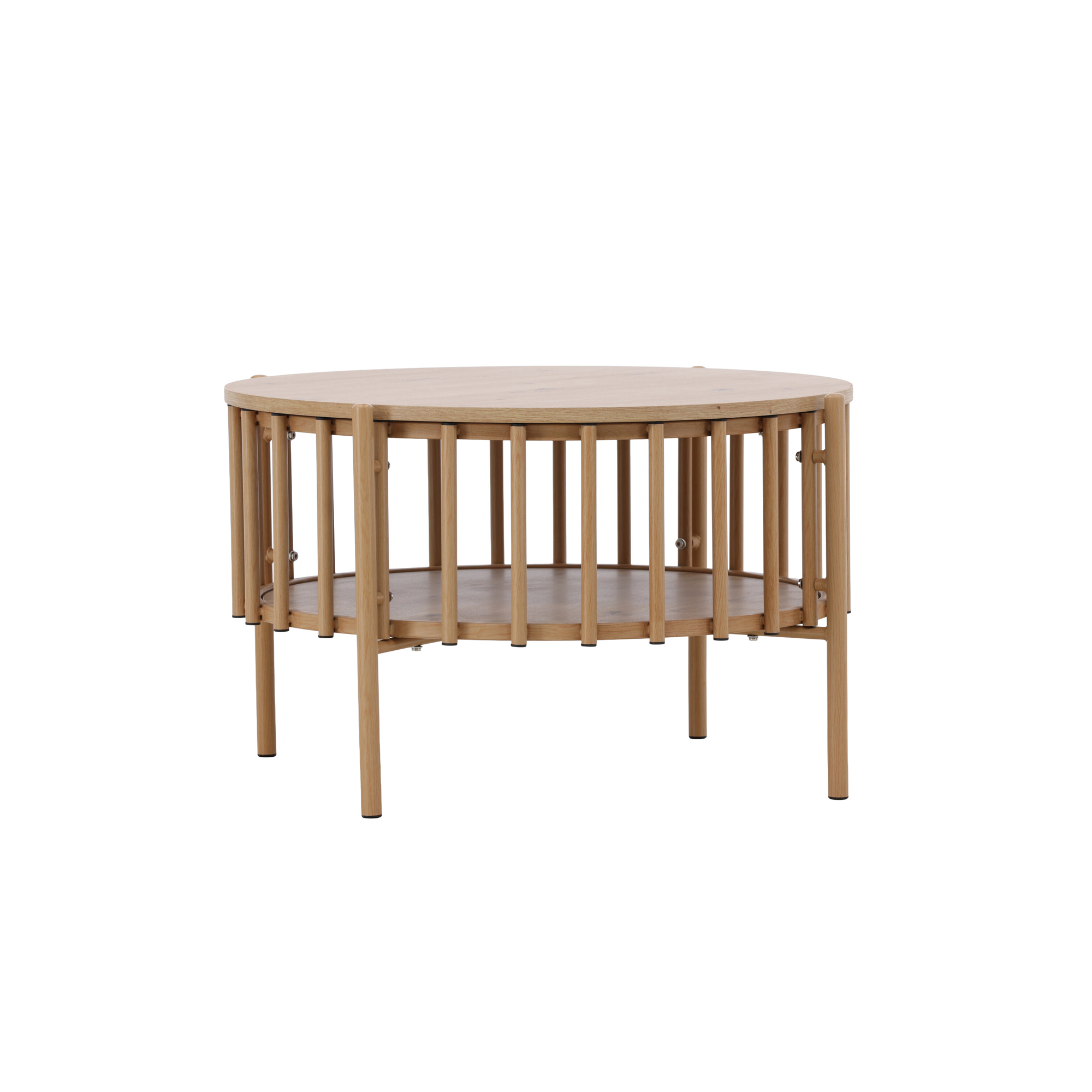 Soffbord Venture Home Rubbo Ø80x50 cm med Förvaring