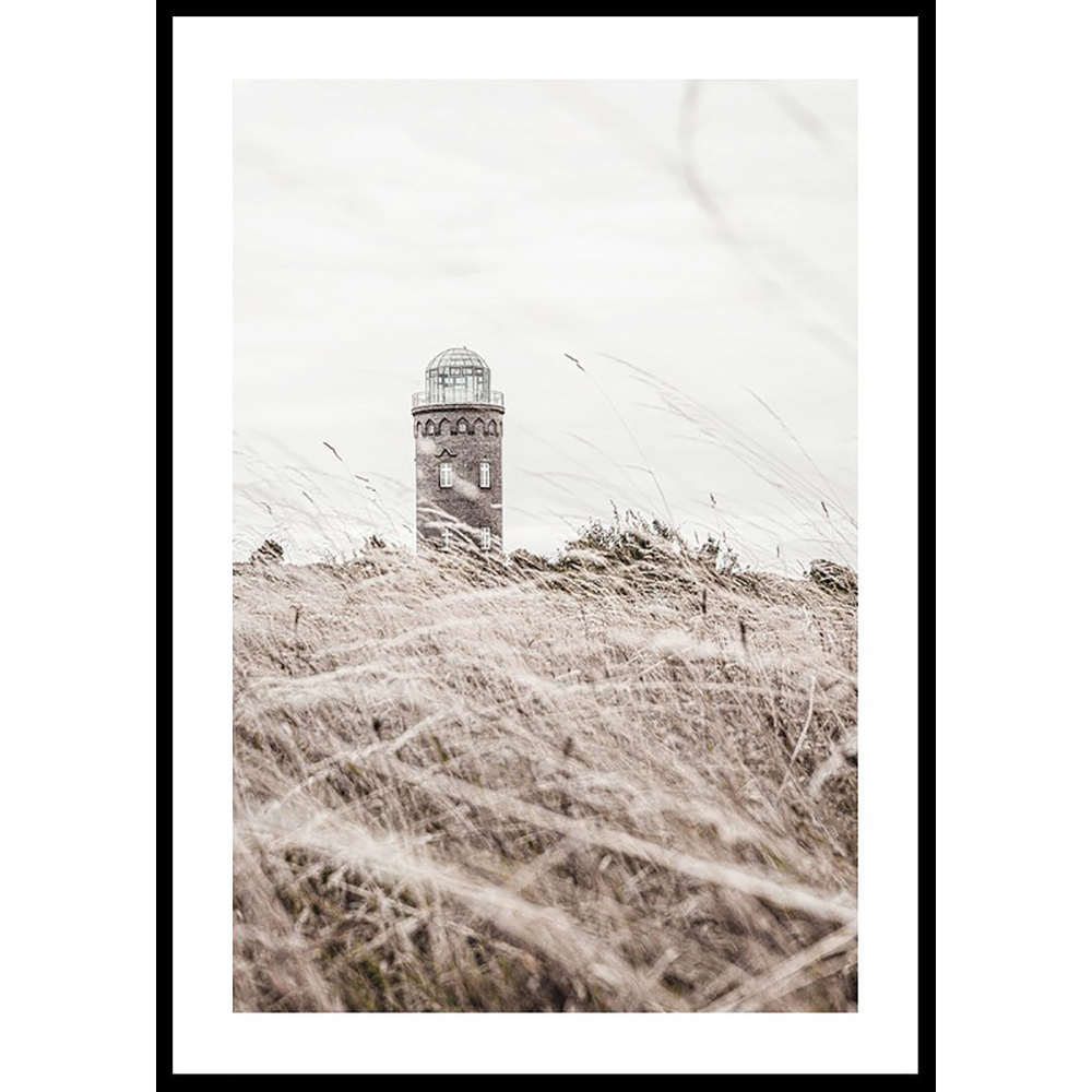 Poster Gallerix Lighthouse In Field