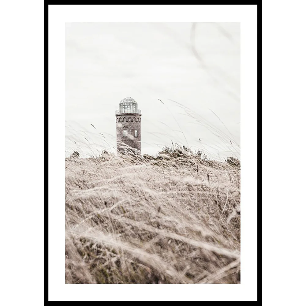 Poster Gallerix Lighthouse In Field