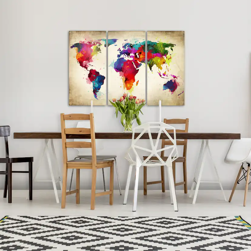 Tavla Arkiio Rainbow Continents