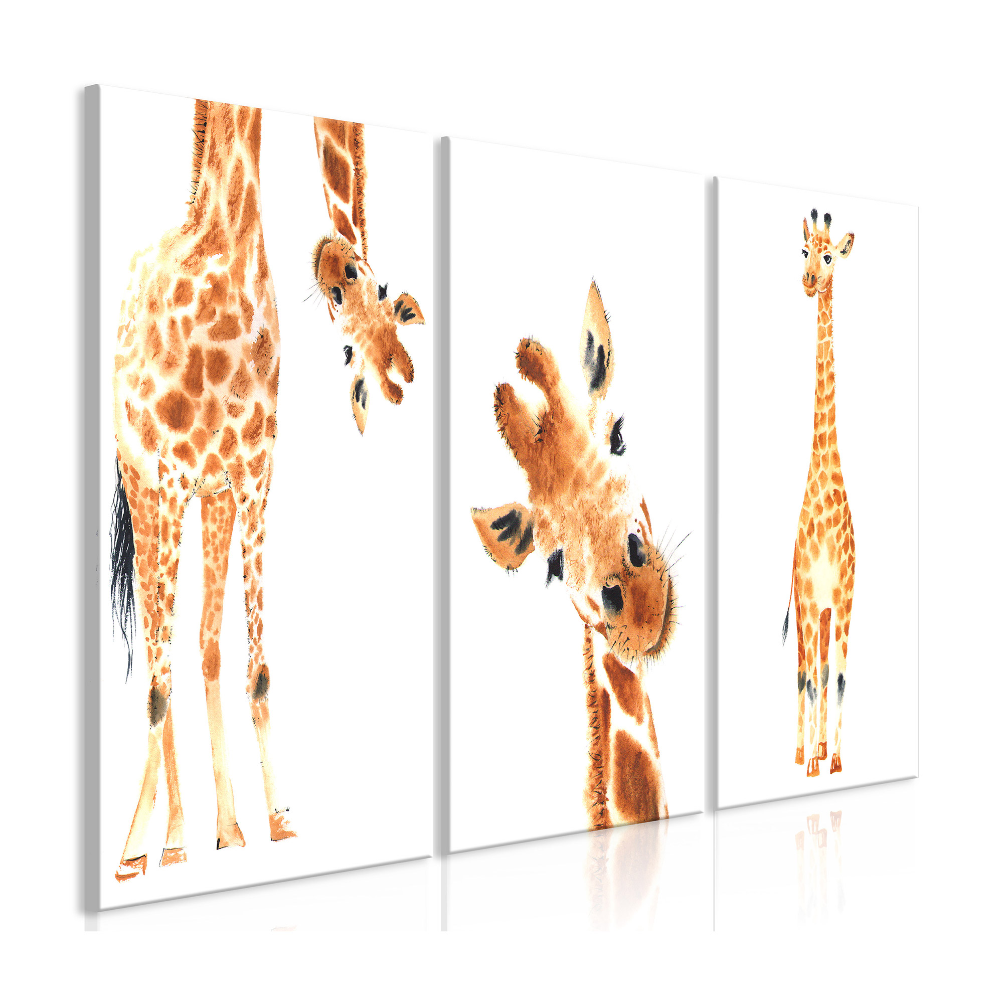 Tavla Arkiio Funny Giraffes 3 delar