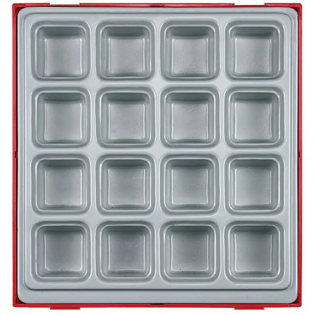 Inbyggnadslåda med 16 fack Teng Tools TTD02