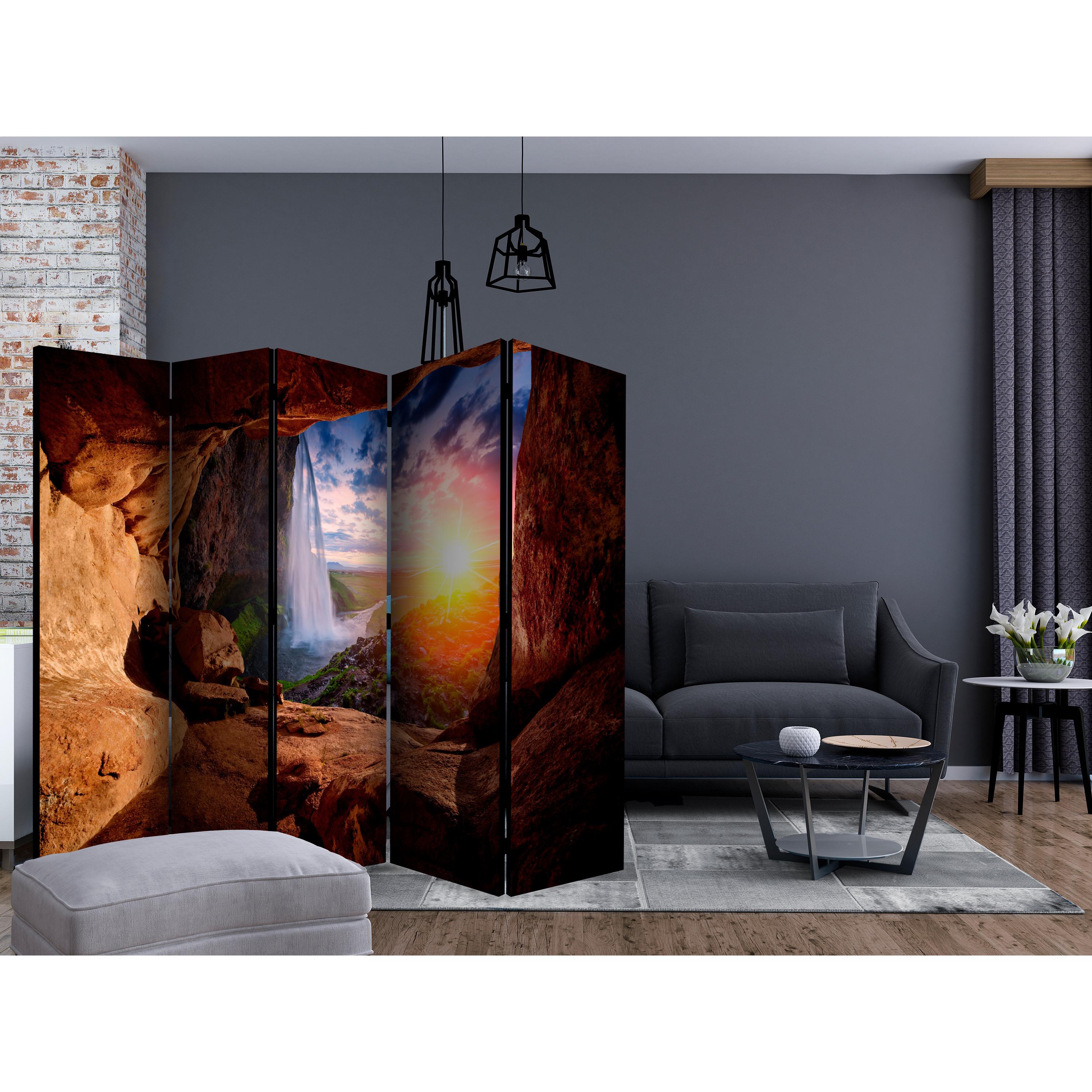 Rumsavdelare Arkiio Cave Seljalandsfoss Waterfall II 225x172 cm