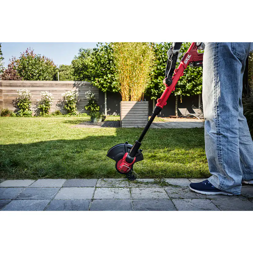 Grästrimmer SKIL 0231 AA Kolborstfri Batteridriven