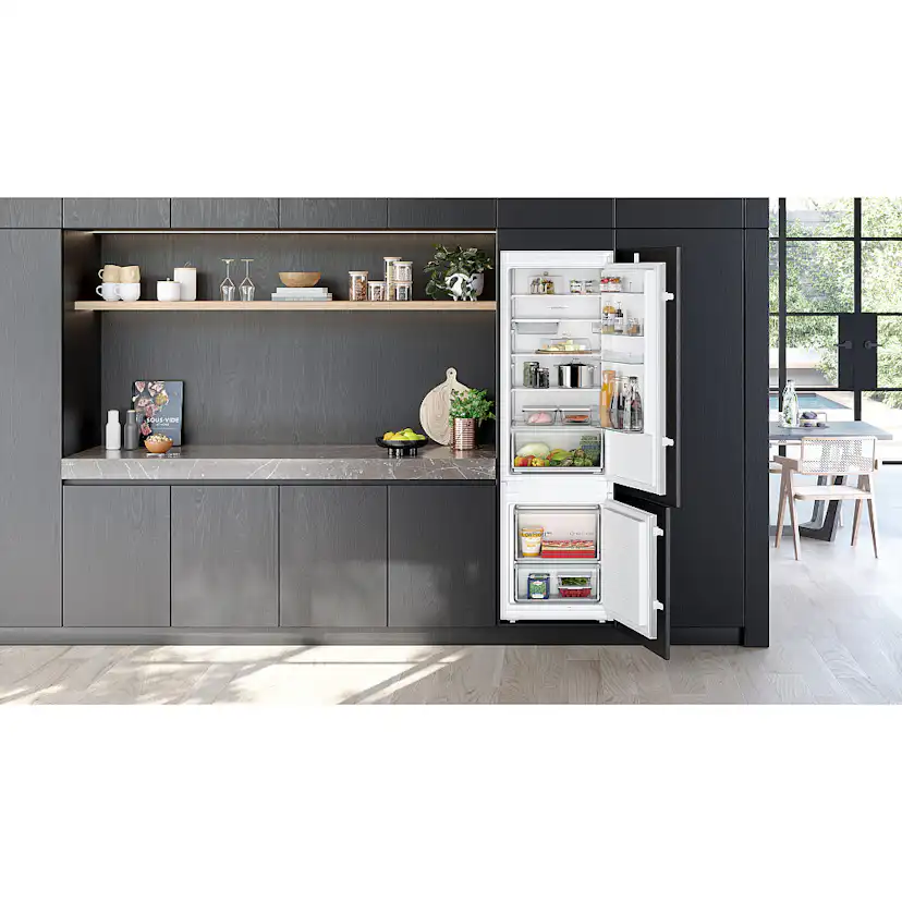 Integrerad Kyl/Frys Siemens iQ100 KI87V5SE0 Med LED-Belysning 177 x 54 Cm