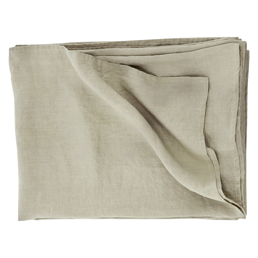 Milo Bedspread Linen Beige 260x260 cm Färg: Beige, Mått: 260x260 cm