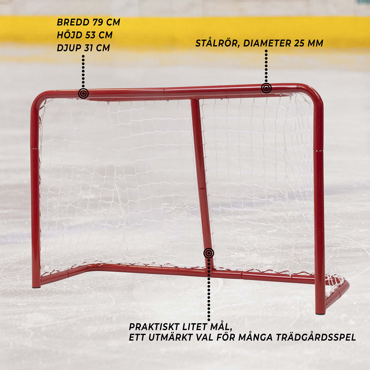 Utemål ProSport Junior Innebandyutrustning 2-pack Röd
