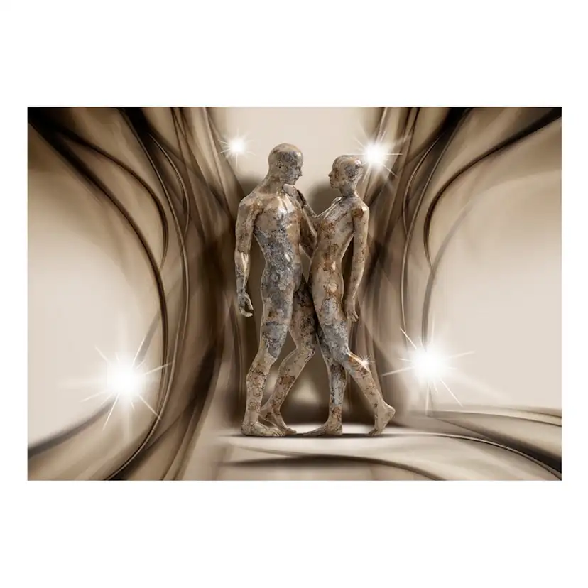Fototapet Arkiio Självhäftande In Marble Embrace