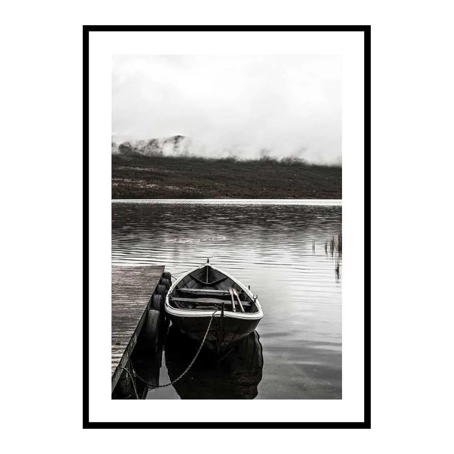 Poster Gallerix Boat In Lake