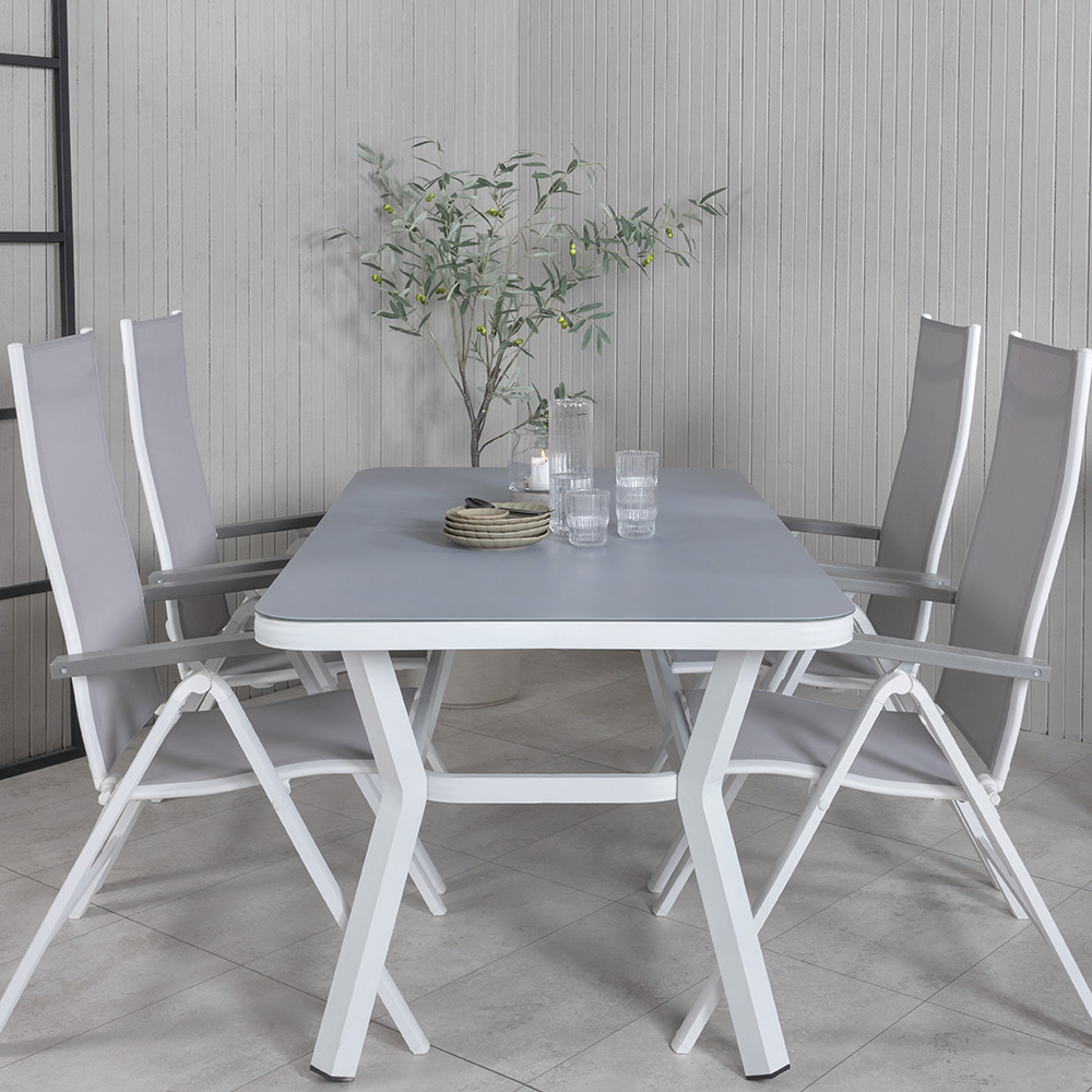 Matgrupp Venture Home Vyn med 4 Arz Matstolar