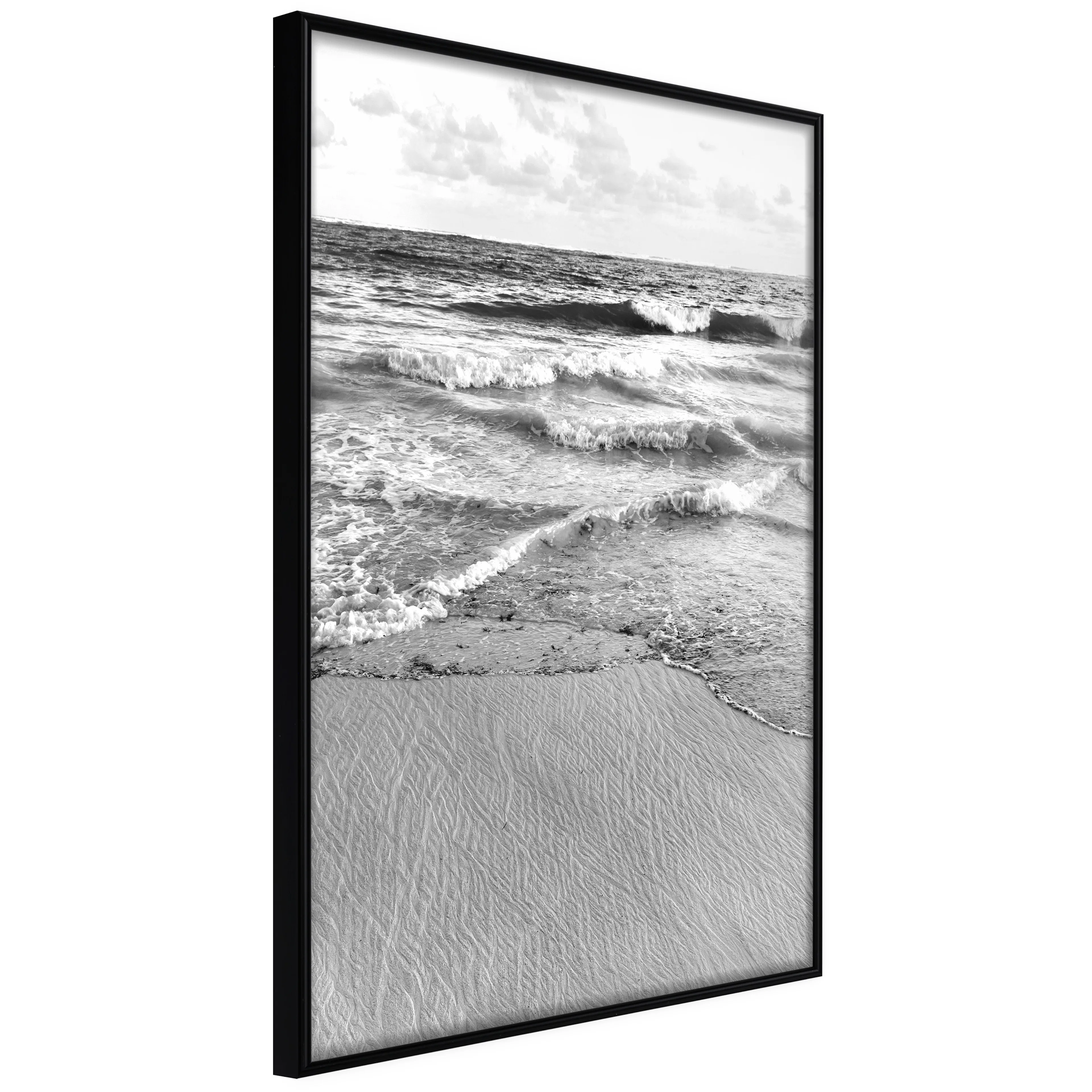 Affisch - Gentle Waves [Poster] 40x60 Svart ram, 40x60 cm