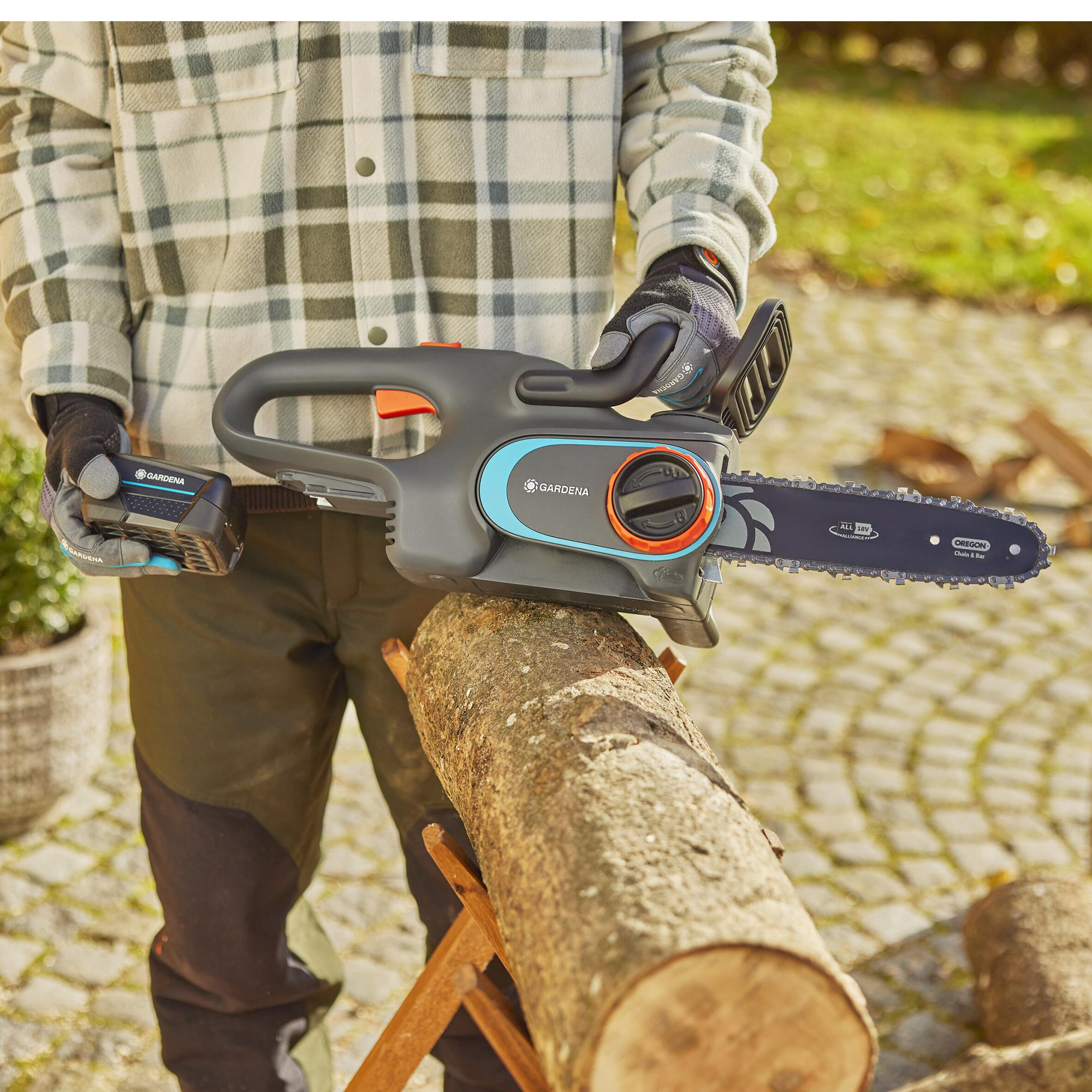 Grensåg Gardena PowerSaw 250/18V P4A Utan Batteri & Laddare