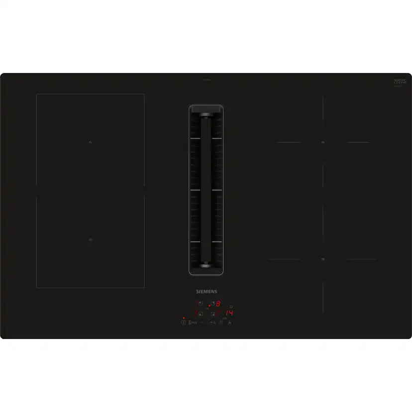 Induktionshäll Siemens iQ300 ED811BS16E med Inbyggd Fläkt Svart