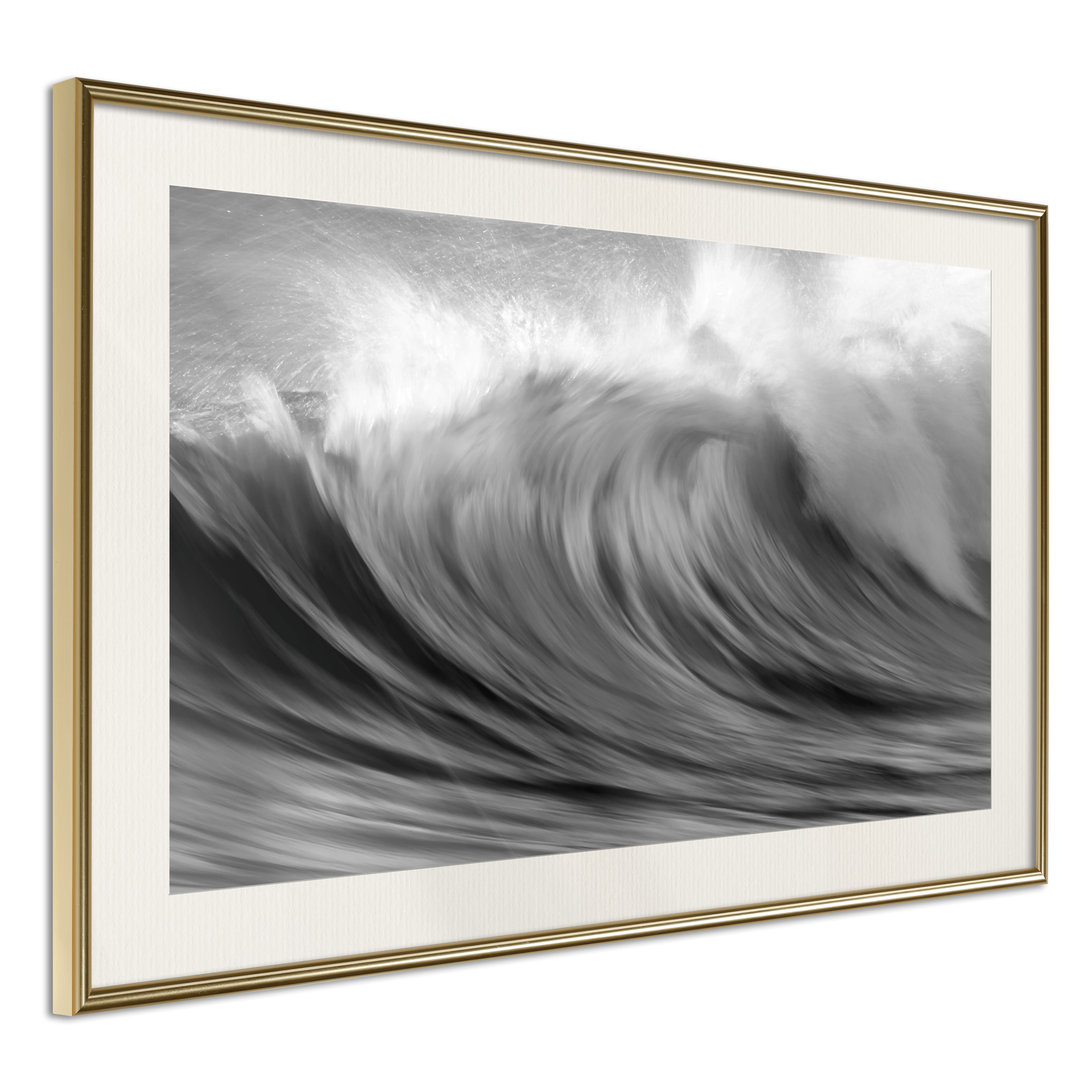 Affisch - Surfers Paradise [Poster] 45x30 Guld ram med passepartout, 45x30 cm