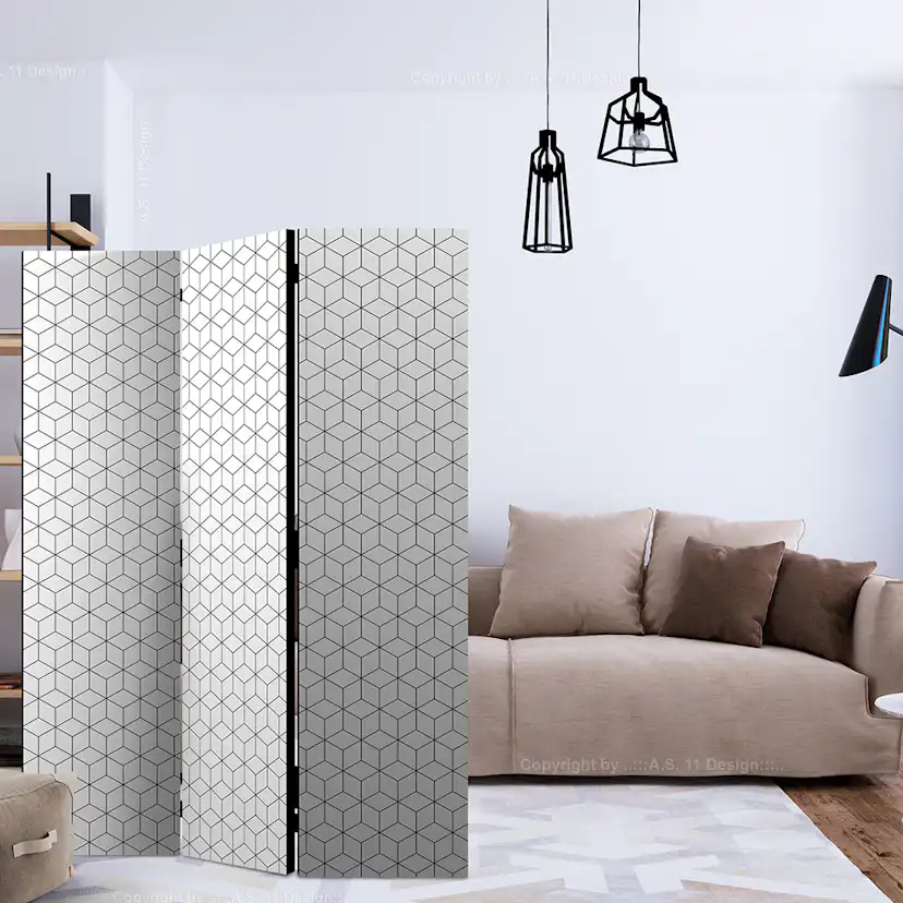 Rumsavdelare Arkiio Cubes Texture 135x172 cm