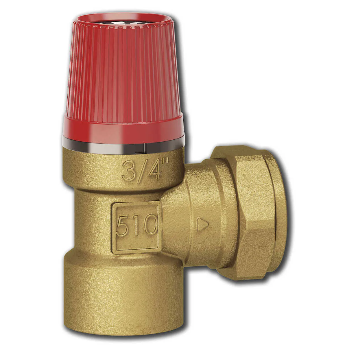 SÄKERHETSVENTIL 510 G20/22 SÄK.VENT. 0.25 MPA G20 / 22 mm, Utvändig Gänga / Klämring