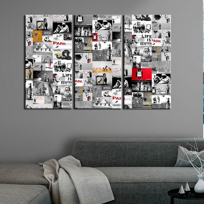 Tavla Arkiio Street Art Banksy III