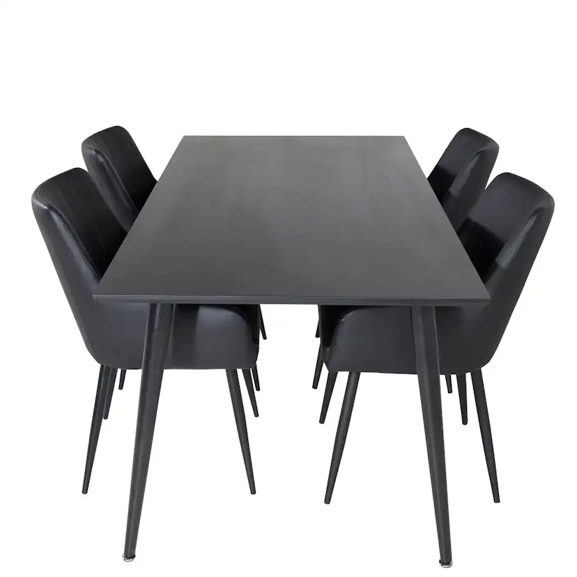 Matgrupp Venture Home Disa med 4 Corina Stolar Konstläder