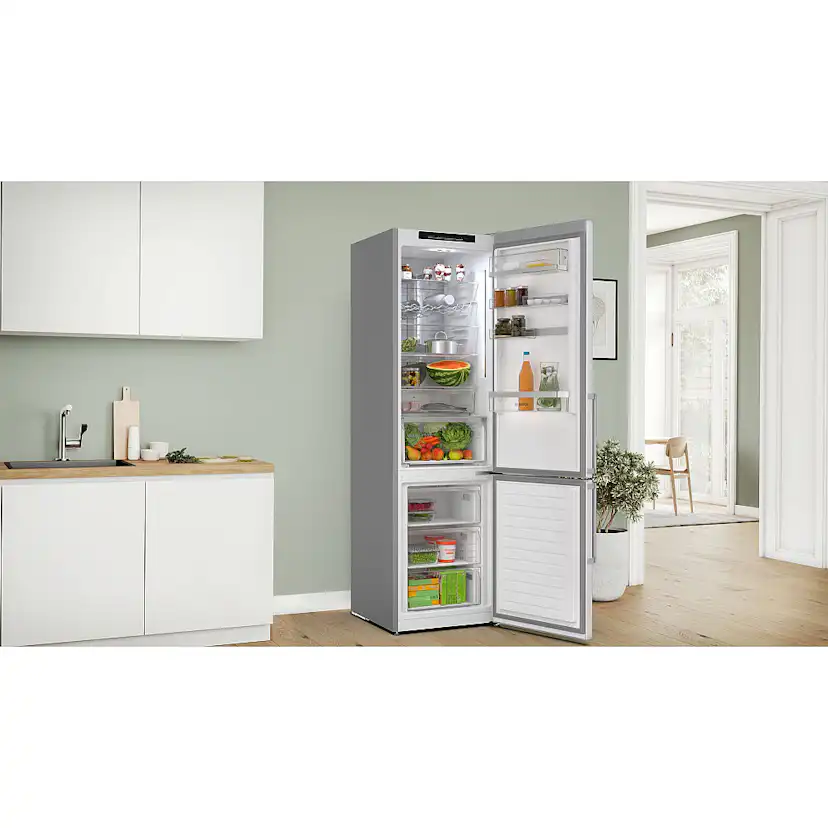 Fristående Kyl & Frys Bosch Serie 6 KGN39AIAU Rostfri med LED-Belysning