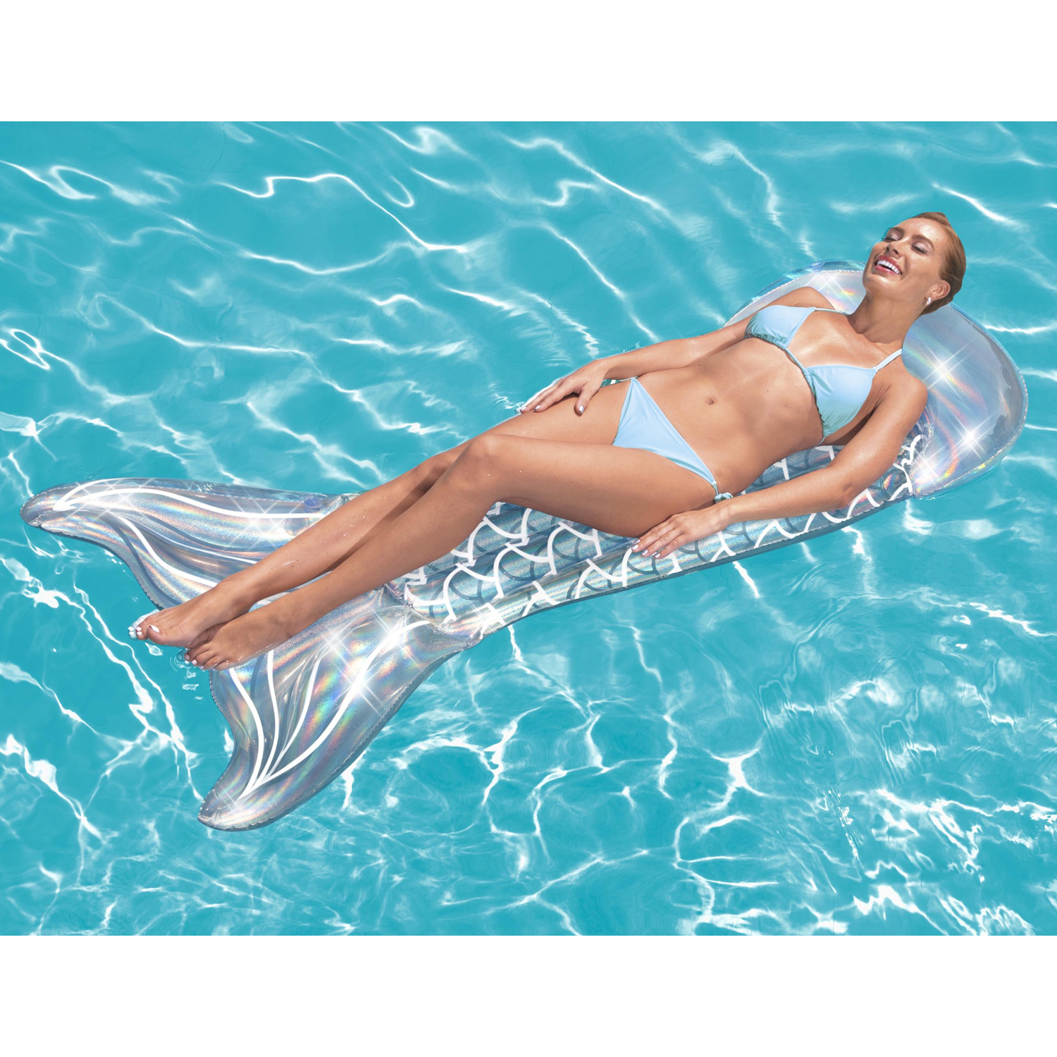 Badmadrass Bestway 193 cm Regnbågsskimrande