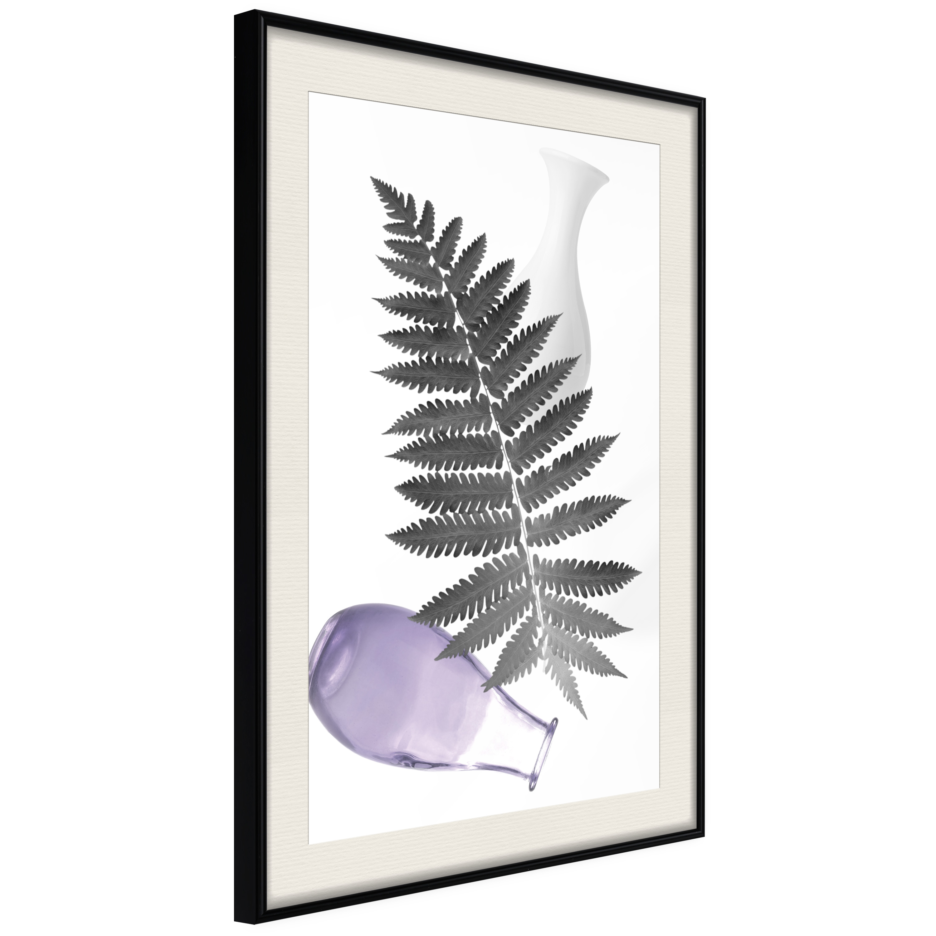 Affisch - Natural Composition [Poster] 30x45 Svart ram med passepartout, 30x45 cm
