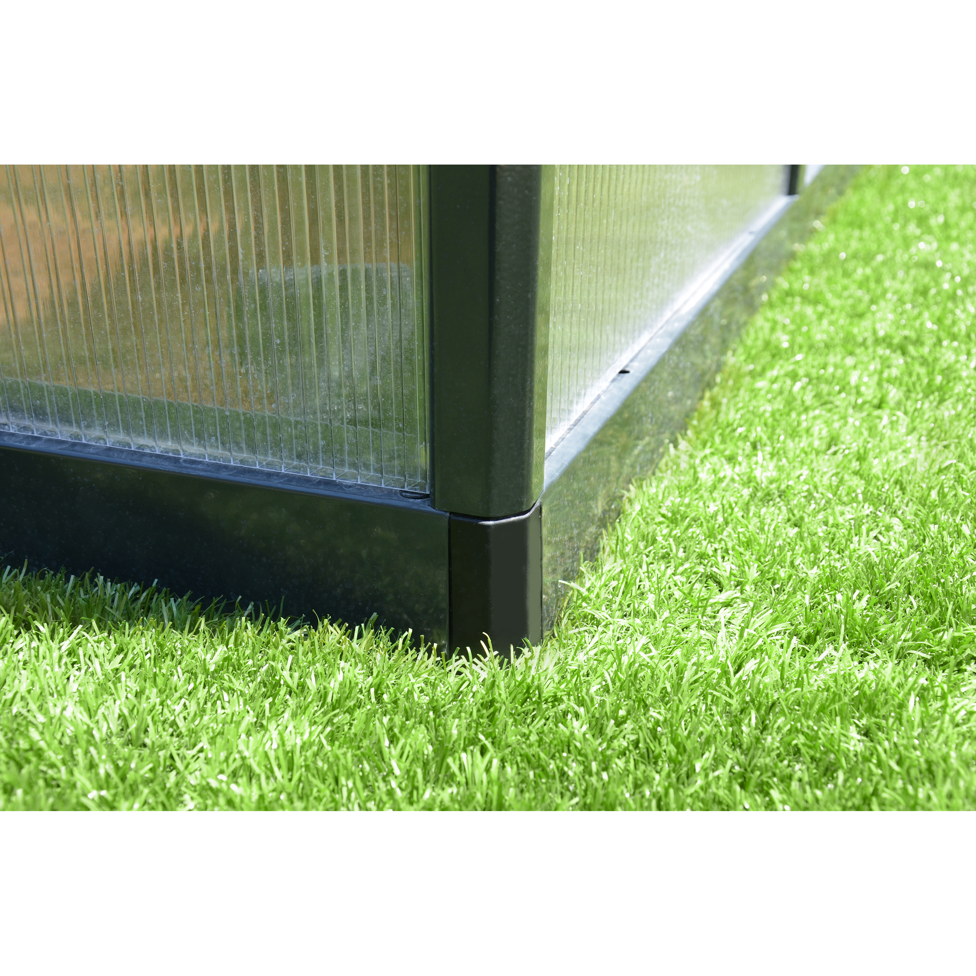 Växthus Canopia by Palram Glory Aluminiumram med UV-Skyddad Polykarbonat & Automatisk Ventilationsöppnare, 6,2 m²